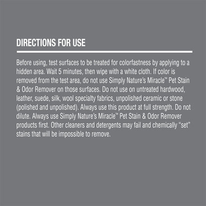 NATURE’S MIRACLE Simply Pet Stain & Odour Remover Bio Enzymatic Spray