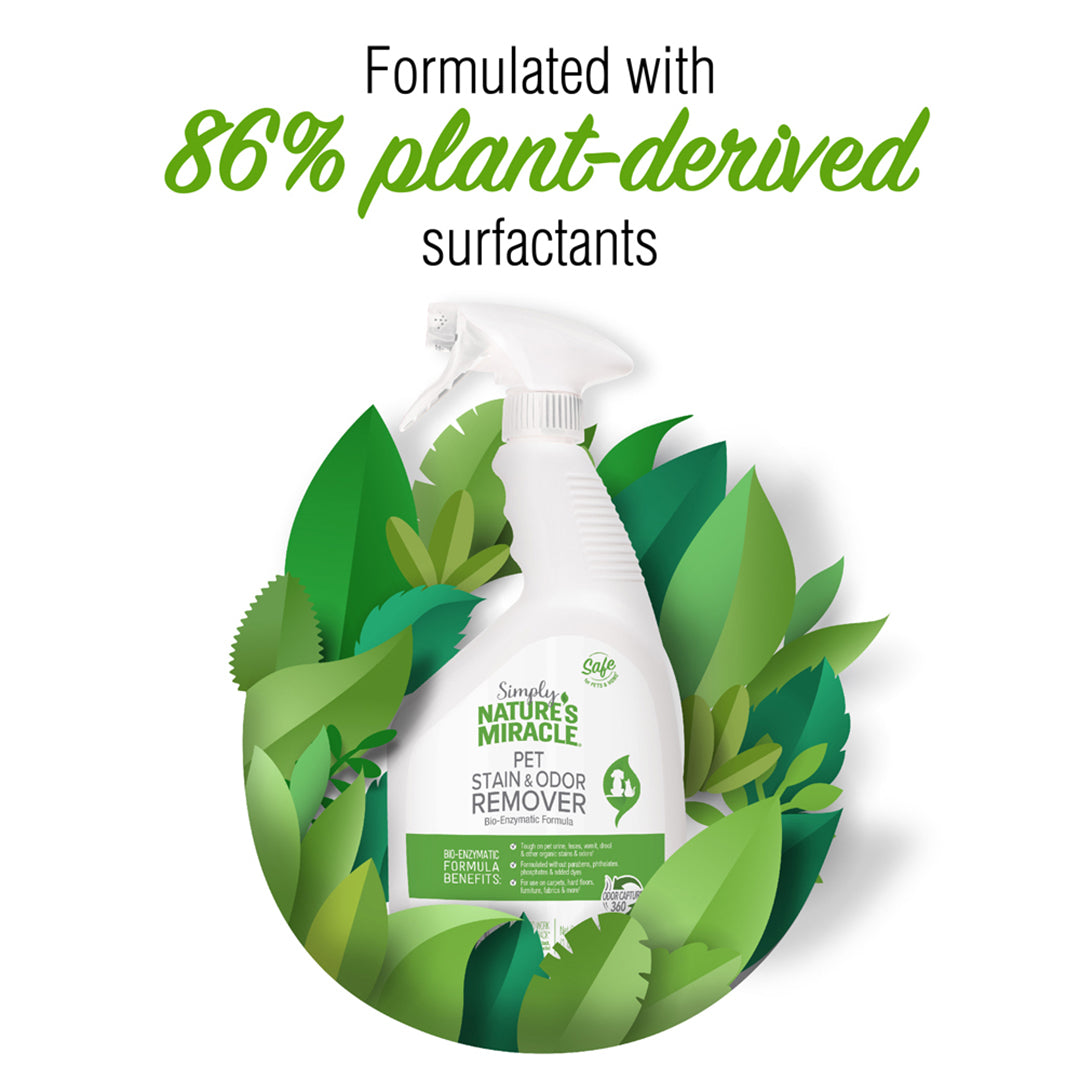 NATURE’S MIRACLE Simply Pet Stain & Odour Remover Bio Enzymatic Spray