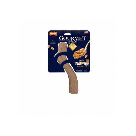 NYLABONE Gourmet Style Strong Stick Peanut Butter Dog Chew Toy X-Large