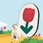 Tulip Wall Sticker Cat Scratching Board