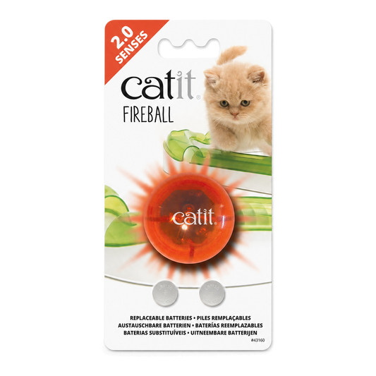 CATIT Senses 2.0 Fireball Interactive Light-Up Cat Toy