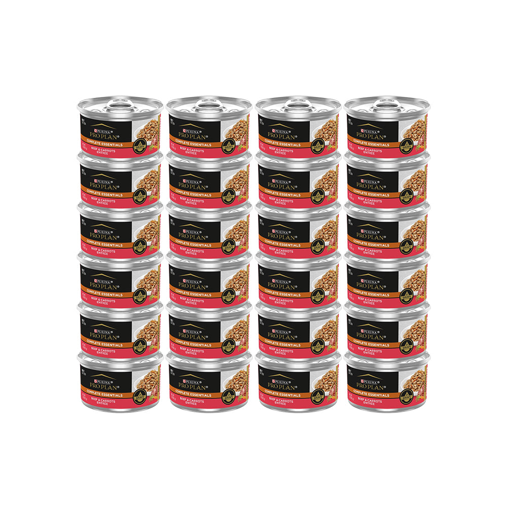 PRO PLAN Beef Entrée With Carrots In Gravy Wet Cat Food 85g