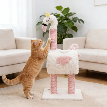 Flamingo Sisal Cat Scratching Post
