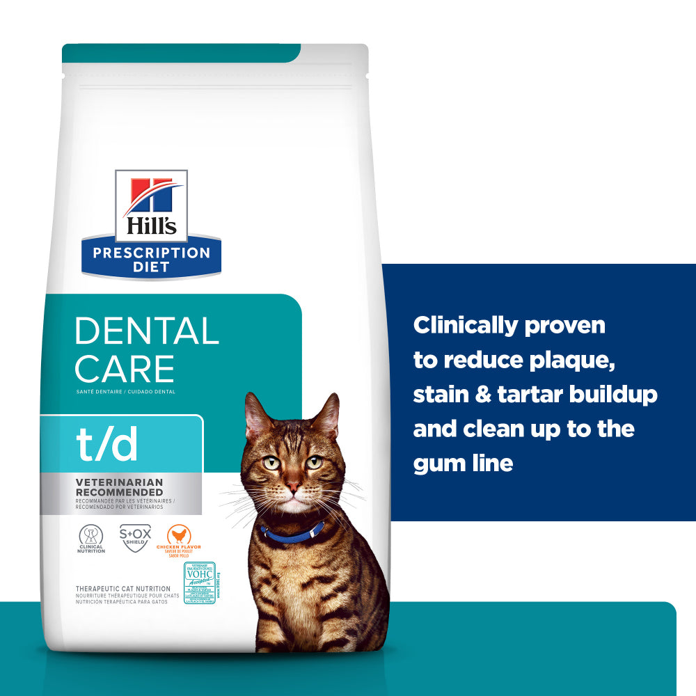 HILLS PRESCRIPTION DIET T/D Dental Care Dry Cat Food 1.5kg
