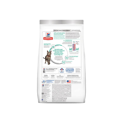 HILLS Science Diet Perfect Weight Chicken Adult Dry Cat Food 3.17kg/6.8kg