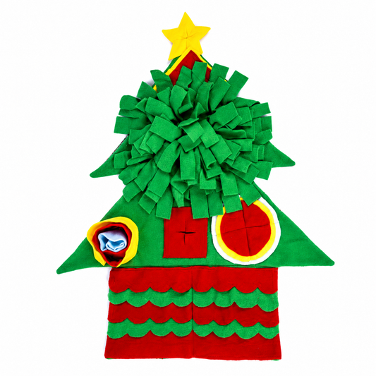 Christmas Tree Interactive Dog Snuffle Mat