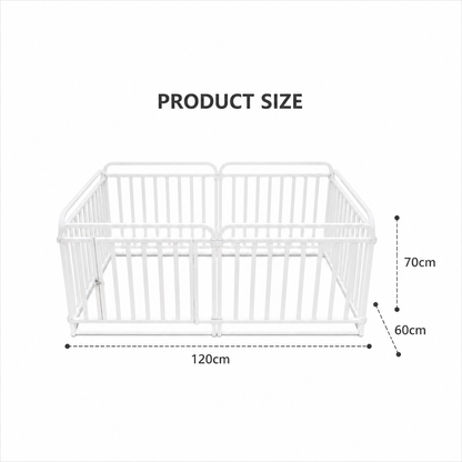 Dog Playpen Fence 6 Panel Set – 120cm Coarse Bar