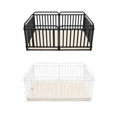Dog Playpen Fence 6 Panel Set – 120cm Coarse Bar