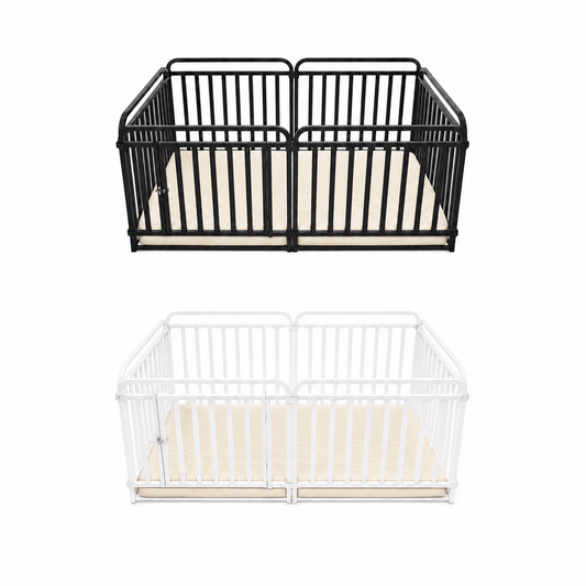 Dog Playpen Fence 6 Panel Set – 120cm Coarse Bar