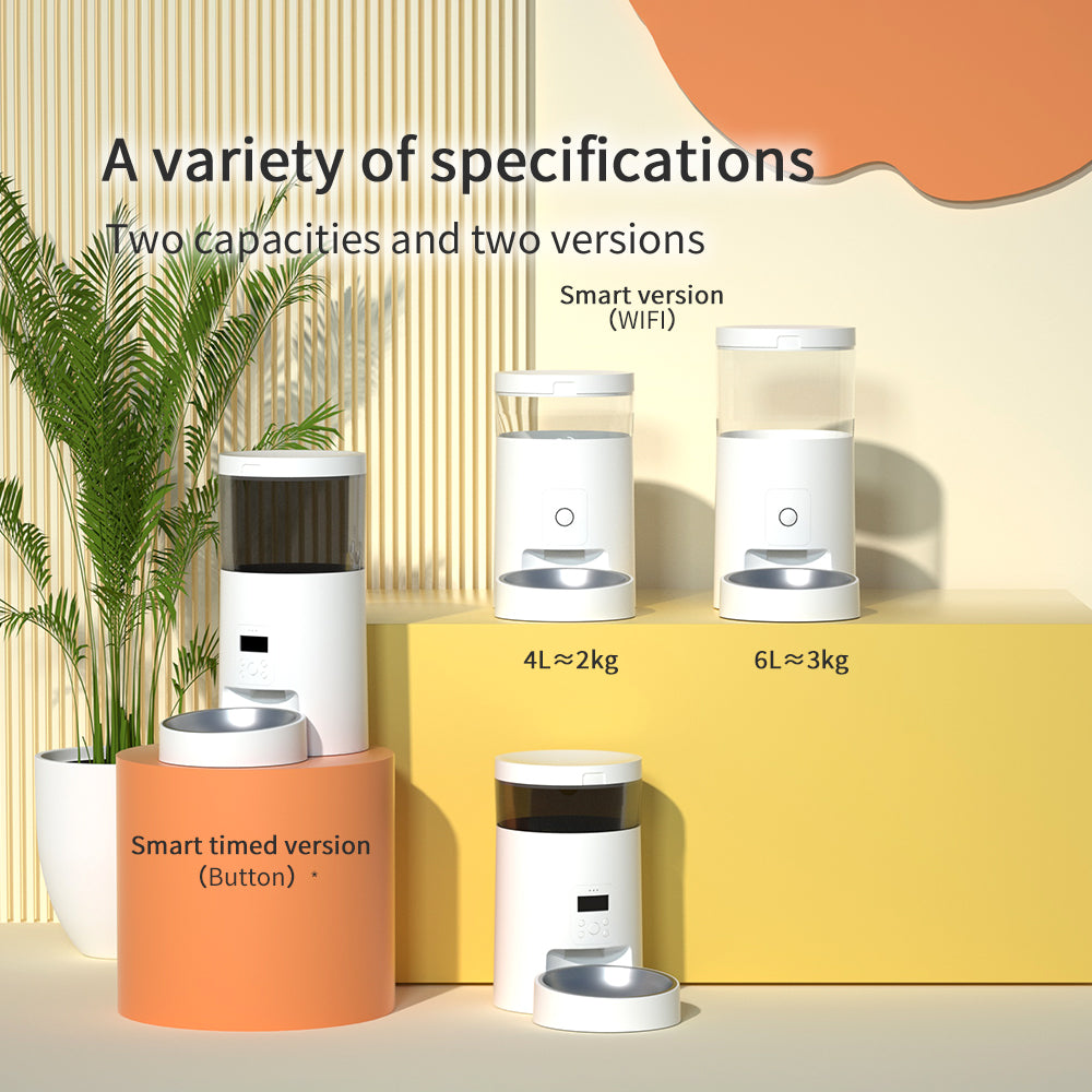 PAKEWAY Automatic Pet Feeder 4L- White