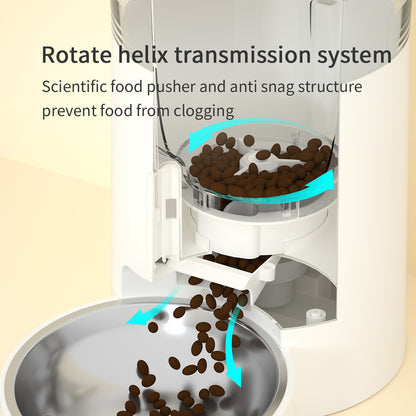 PAKEWAY Automatic Pet Feeder 4L- White