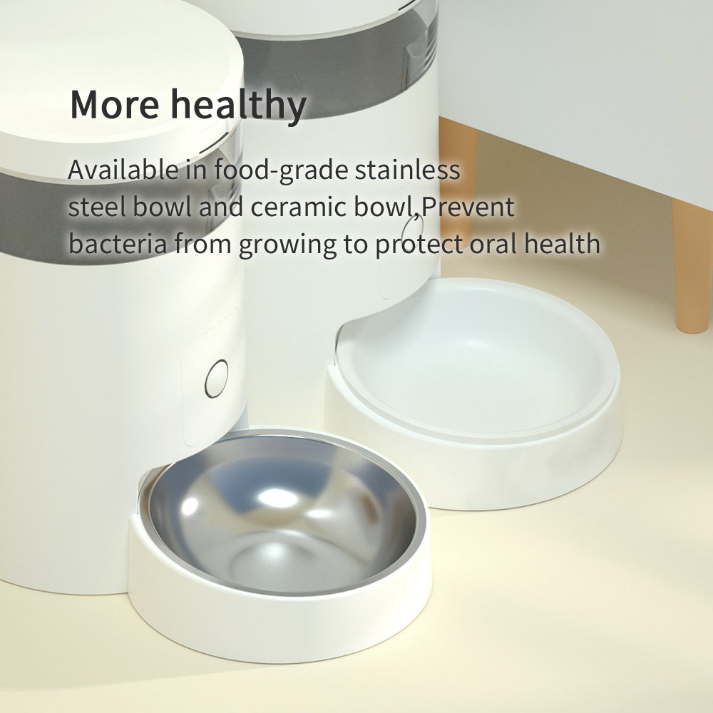 PAKEWAY Automatic Pet Feeder 4L- White