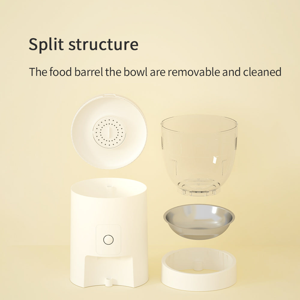 PAKEWAY Automatic Pet Feeder 4L- White