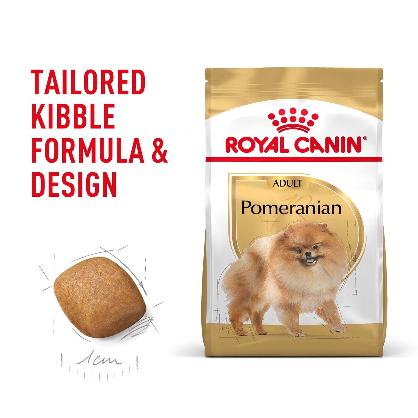 ROYAL CANIN Pomeranian Adult Dry Dog Food 1.5kg
