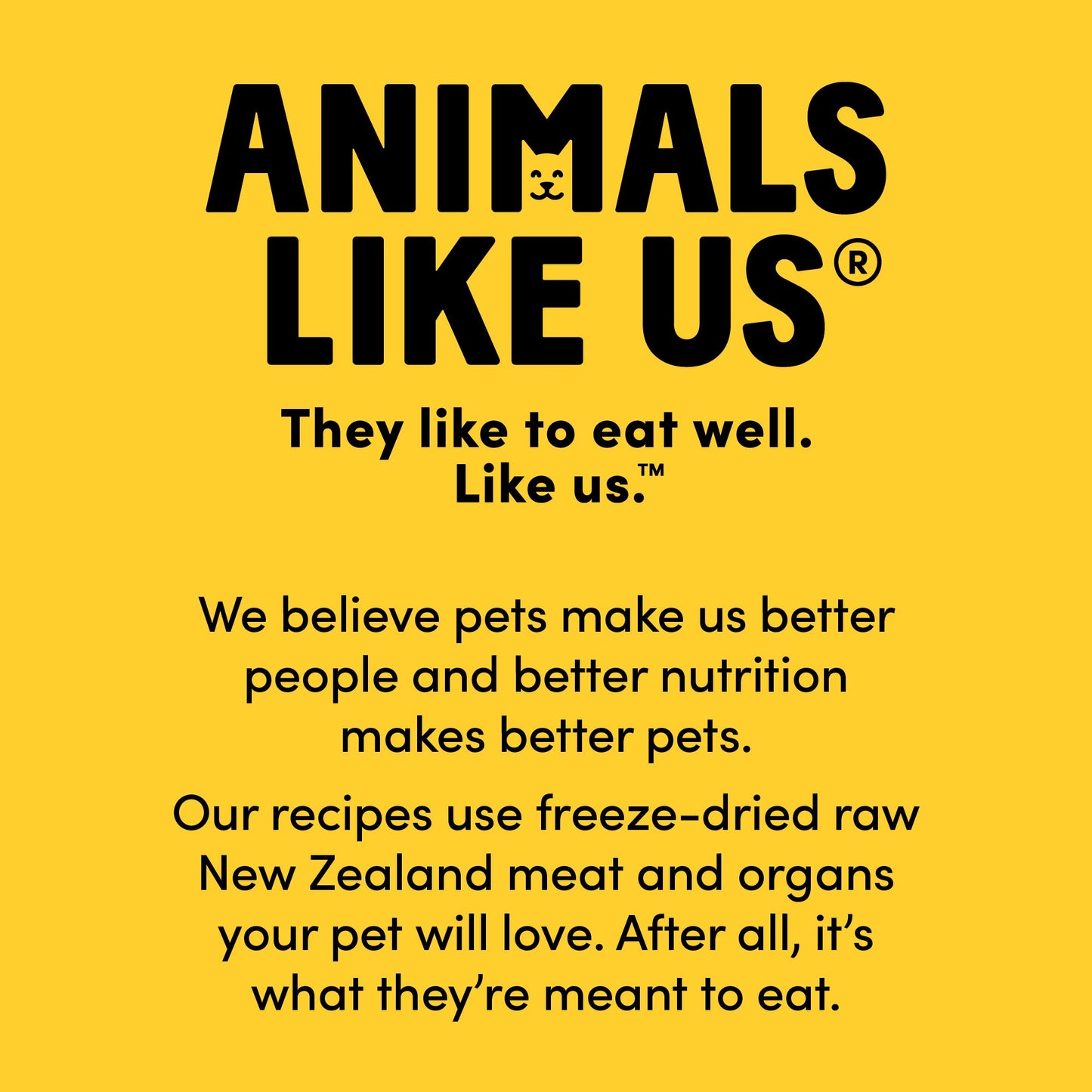 ANIMALS LIKE US Meal Mixer Lamb & Lamb Tripe Freeze Dried Raw Dog Food
