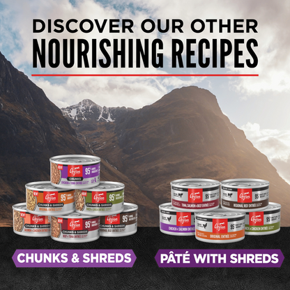 ORIJEN Chunks & Shreds - Chicken & Tuna Entrée Kitten Wet Cat Food