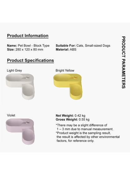 PIDAN Dual Bowl For Pets