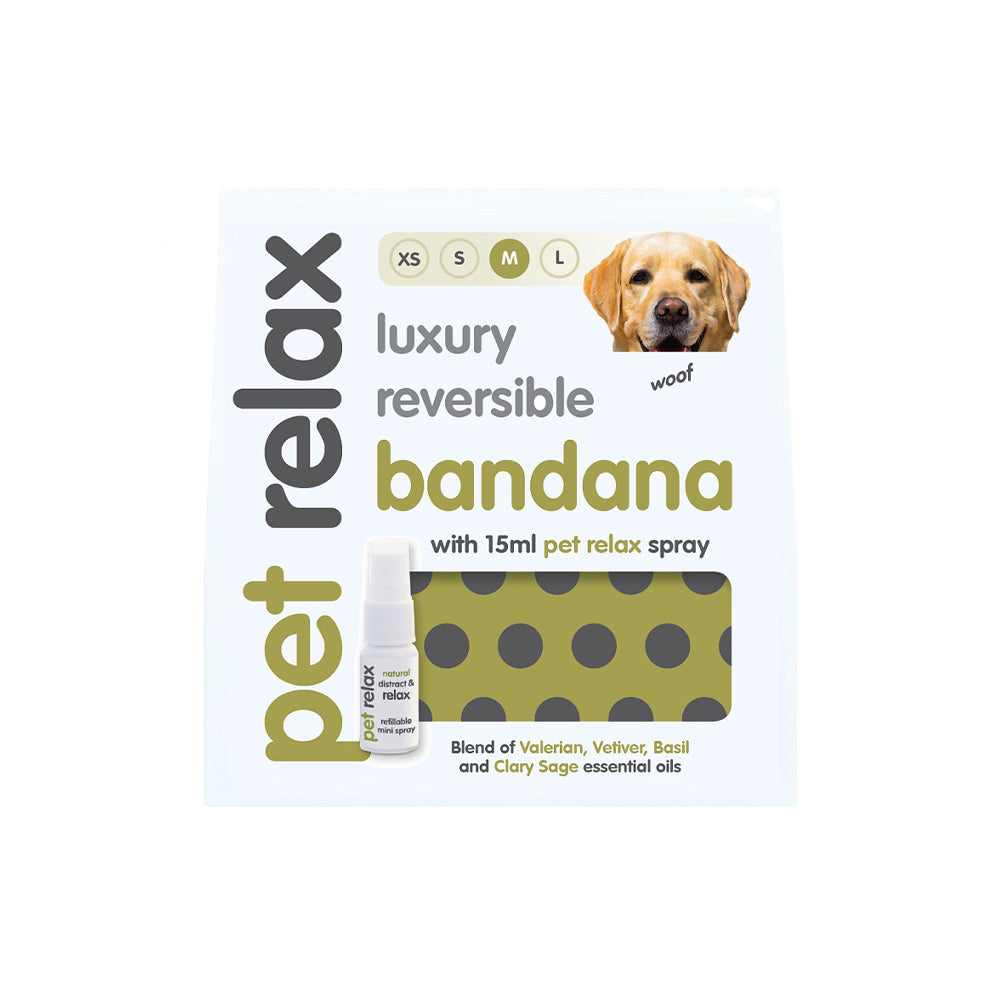 PET RELAX Luxury Bandana Kit For Dogs