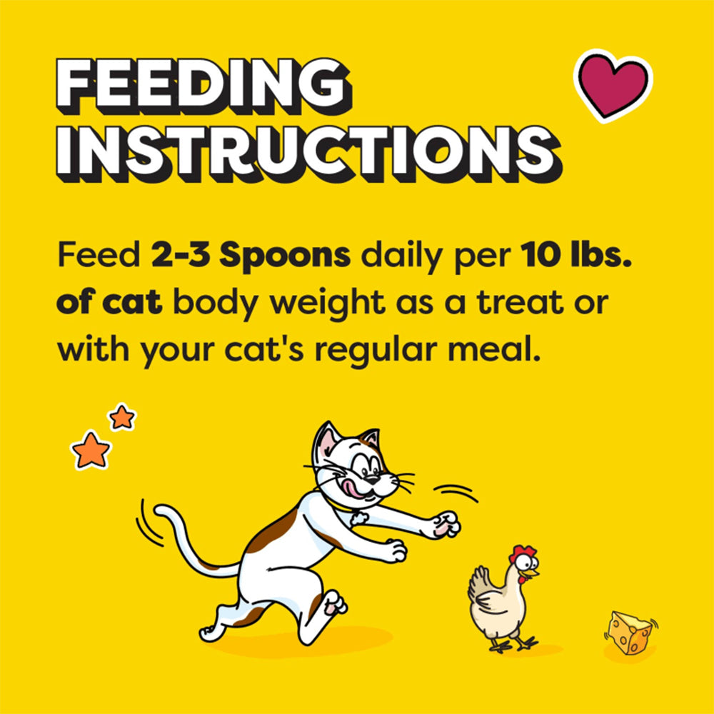 TEMPTATIONS Creamy Spoons Tasty Chicken & Cheesy Cheese Cat Treats 10g x 4