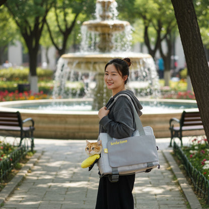 SMILE TIME Ergonomic Head-Out Pet Carrier 40x25x17.5cm