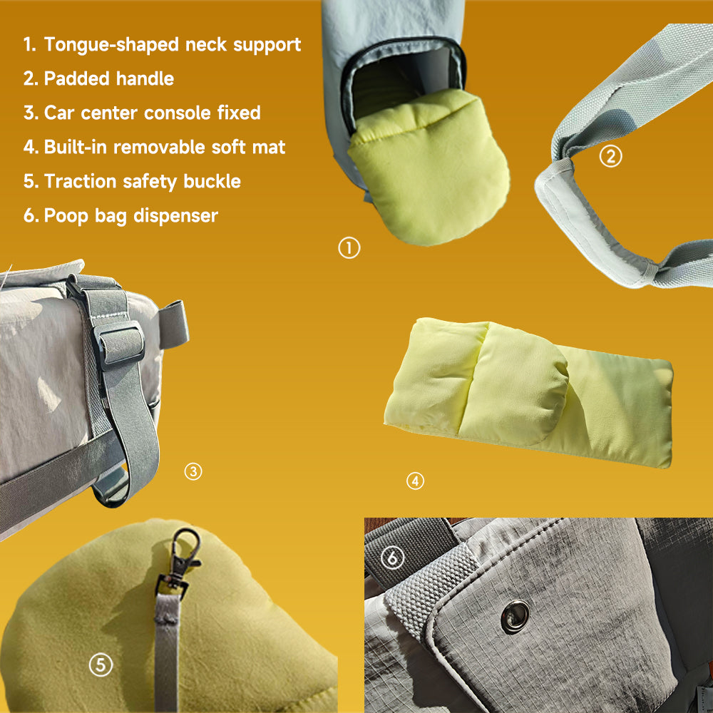SMILE TIME Ergonomic Head-Out Pet Carrier 40x25x17.5cm