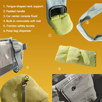SMILE TIME Ergonomic Head-Out Pet Carrier 40x25x17.5cm