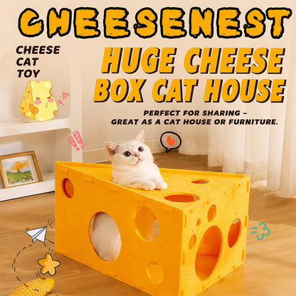 Felt Cat Tunnel Bed | Convertible Interactive Scratcher 3-in-1