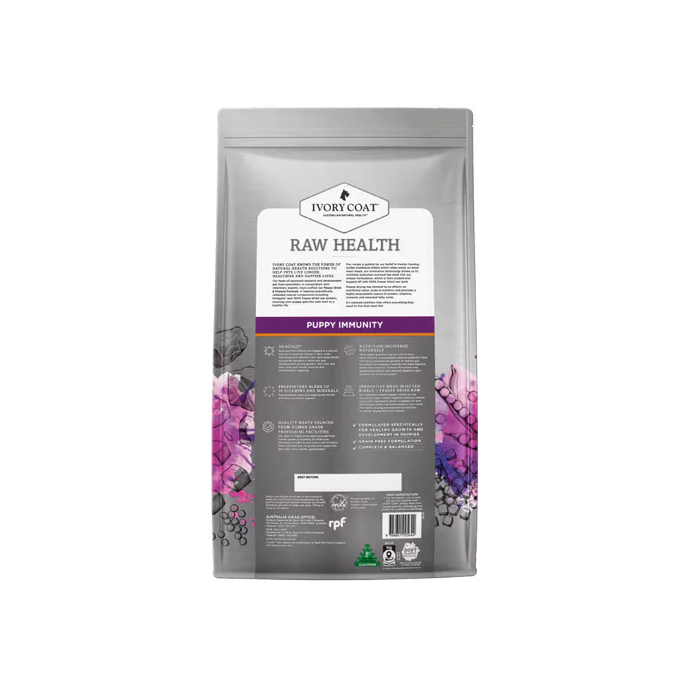 IVORY COAT Raw Health Immunity Puppy Food 1.8kg
