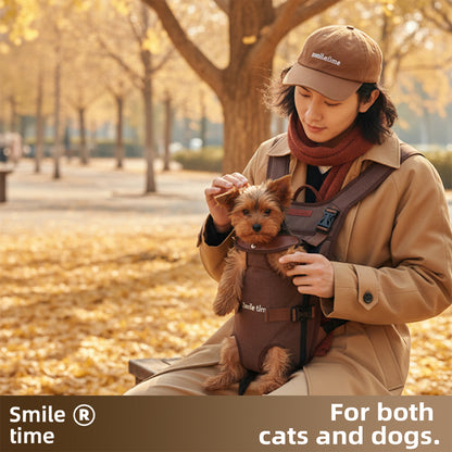 SMILE TIME Hug Pack Flex-Fit Pet Carrier