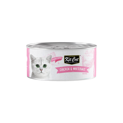 KIT CAT Chicken & Whitebait Toppers Wet Canned Cat Food