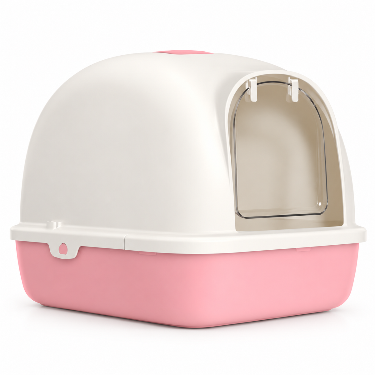 PAKEWAY Tomcat Pink Cat Litter Box (middle)