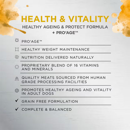 IVORY COAT Raw Health Health & Vitality Dog Food 1.8kg