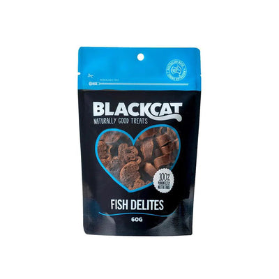 BLACKCAT Fish Delites Dry Cat Treats 60g