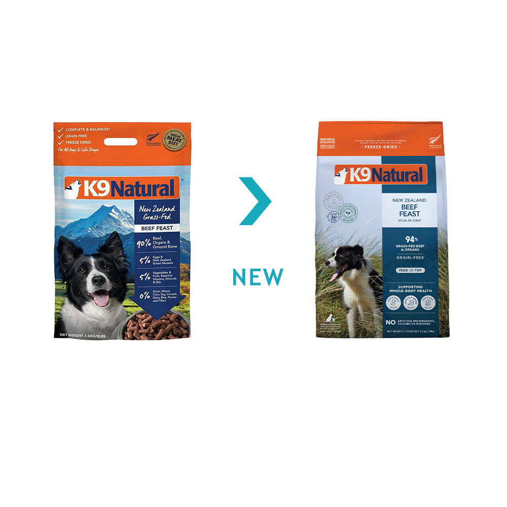 K9 NATURAL Beef Freeze Dried Dog Food | Freeze Dried Dog Food
