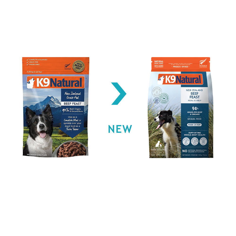 Pet Food K9 Food Supplies Dog Food Beef Feast K9 Natural Beef