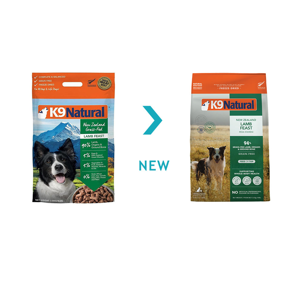K9 NATURAL Lamb Freeze Dried Dog Food | Freeze Dried Dog Food