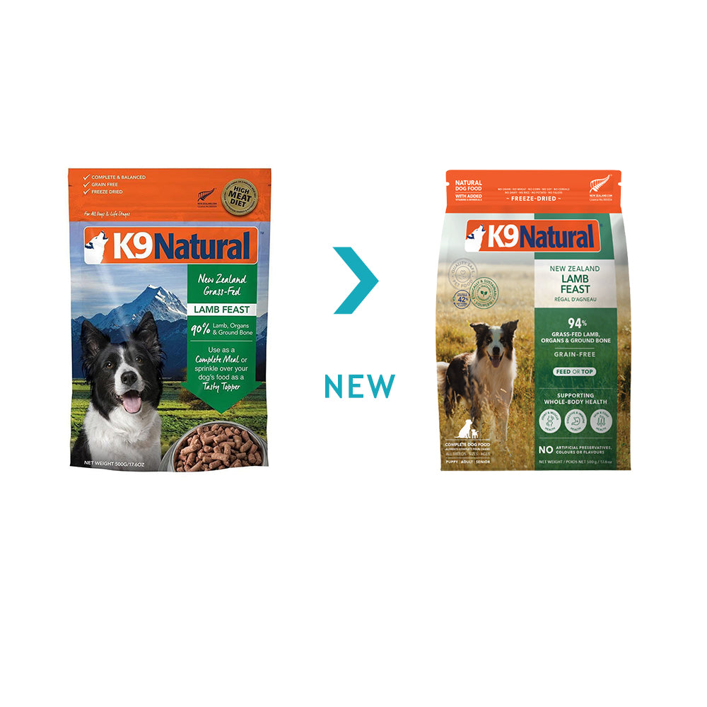 K9 NATURAL Lamb Freeze Dried Dog Food | Freeze Dried Dog Food