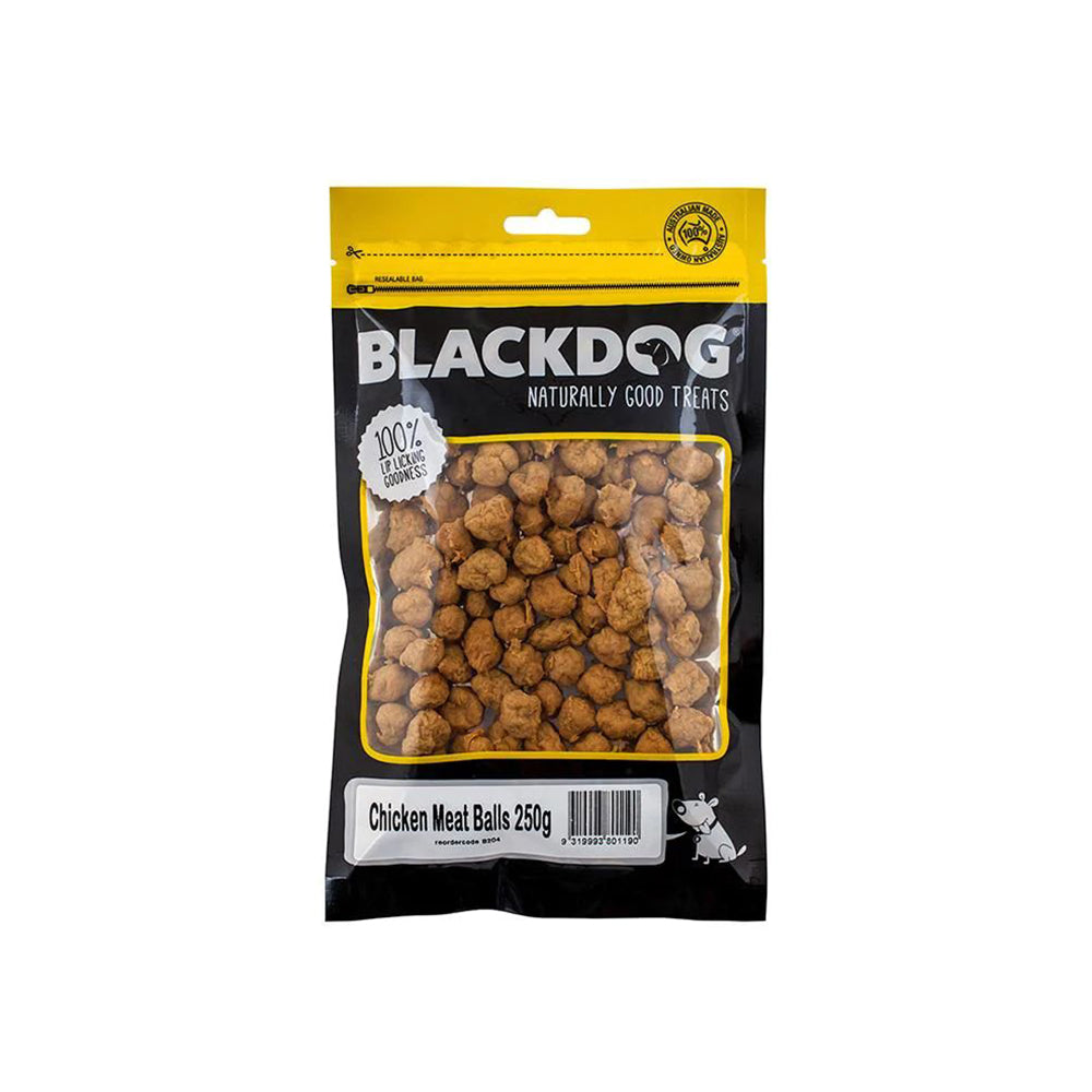 BLACKDOG Chicken Meat Balls Dry Dog Treats 250g