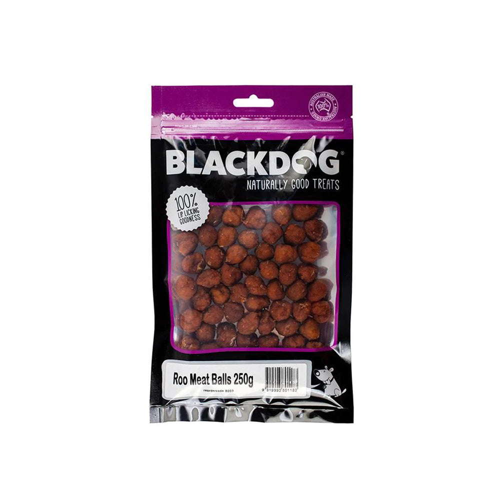BLACKDOG Roo Meat Balls Dry Dog Treats 250g