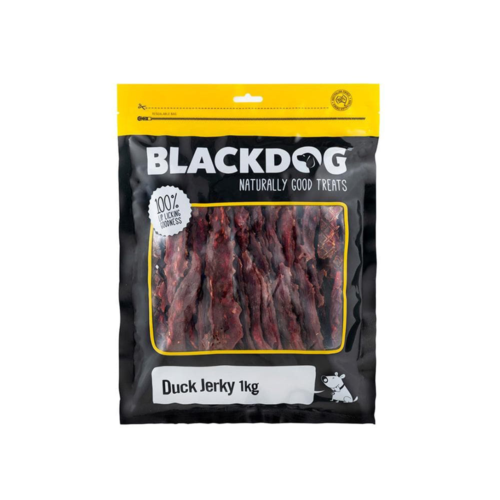 BLACKDOG Duck Jerky Dry Dog Treats 1kg
