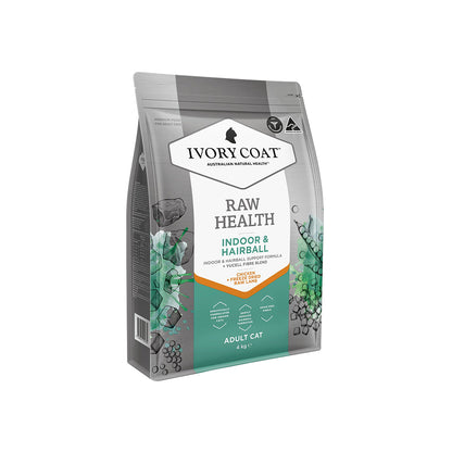 IVORY COAT Raw Health Indoor & Hairball Cat Food