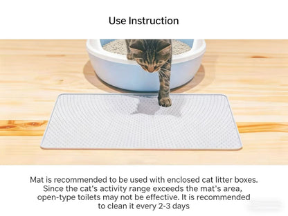 PIDAN Grey Cat Litter Mat
