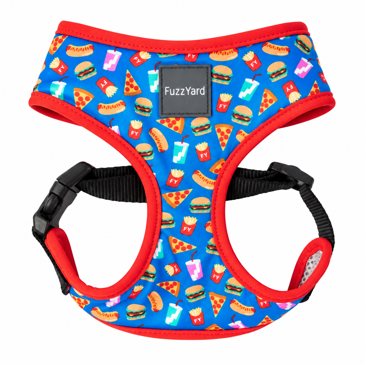 FUZZYARD Supersize Me Step-In Dog Harness – Medium & Large