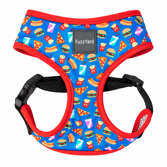 FUZZYARD Supersize Me Step-In Dog Harness – Medium & Large