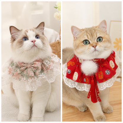 Pet Lace Bib Cute Soft Comfortable