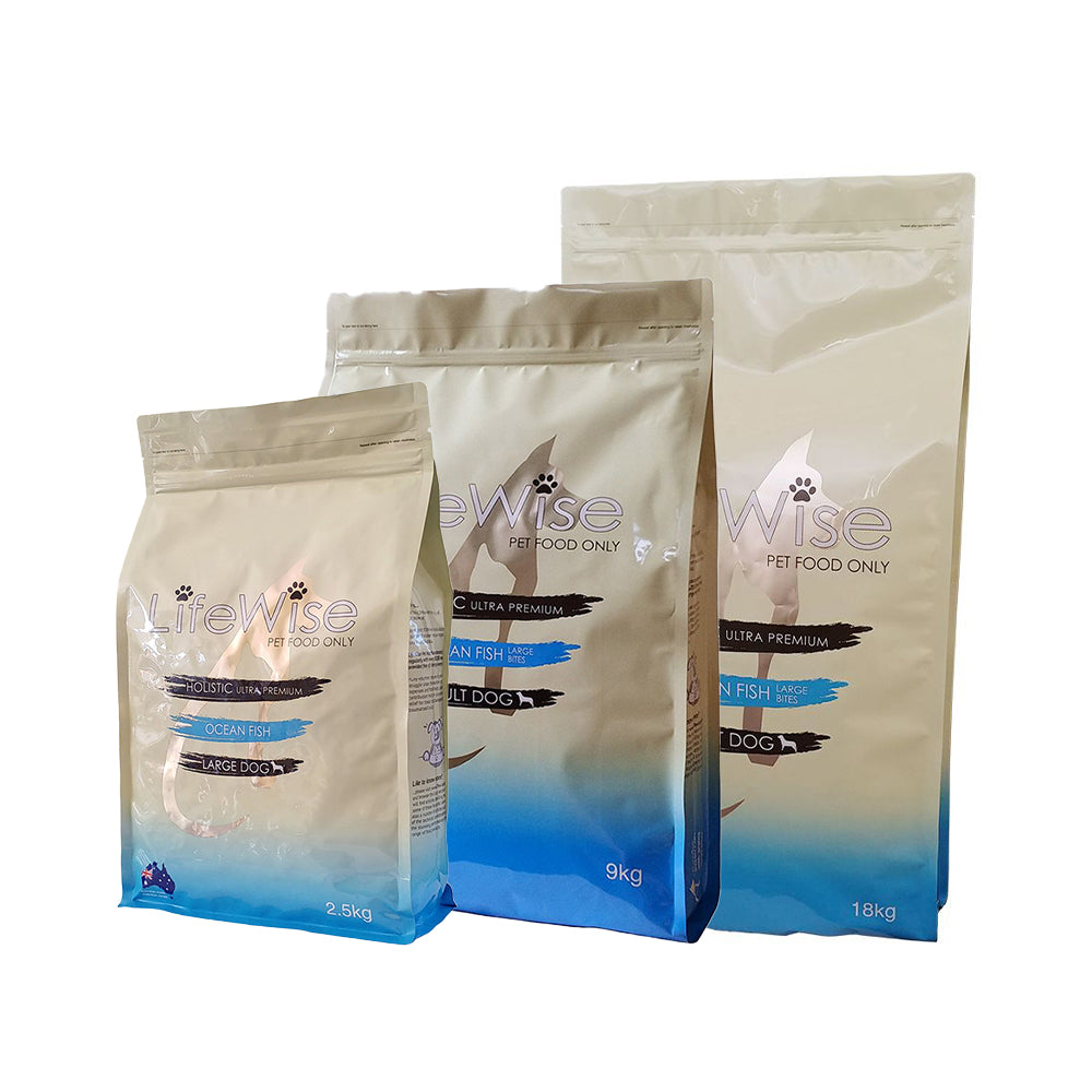 LIFEWISE Ocean Fish Large Bites Adult Dry Dog Food