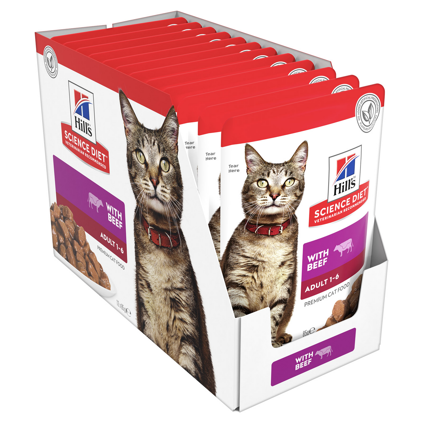 HILLS Science Diet Beef Adult Wet Cat Food
