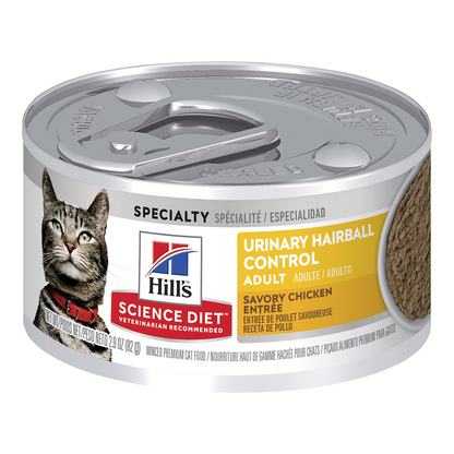 HILLS Science Diet Hairball Control Chicken Adult Wet Cat Food