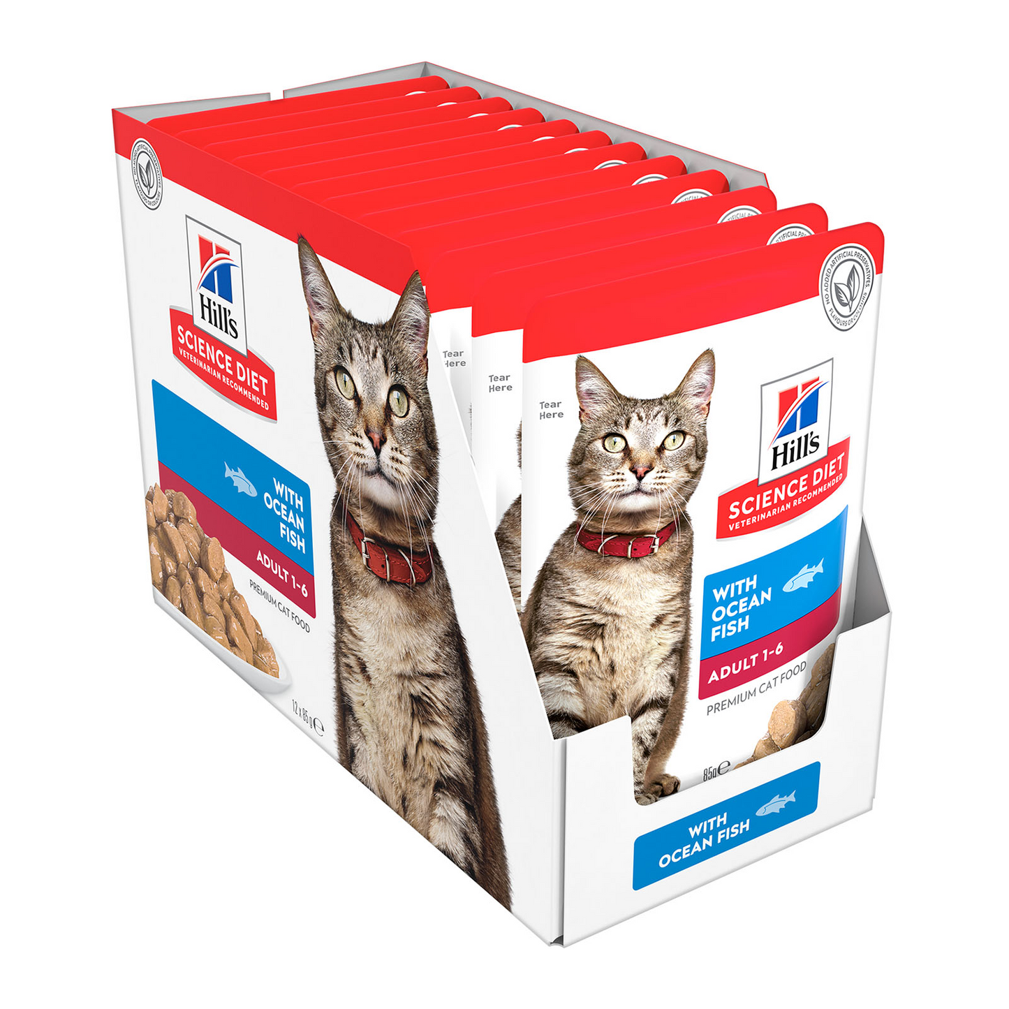 HILLS Science Diet Ocean Fish Adult Wet Cat Food 85g x 12