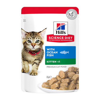 HILLS Science Diet Ocean Fish Kitten Wet Cat Food